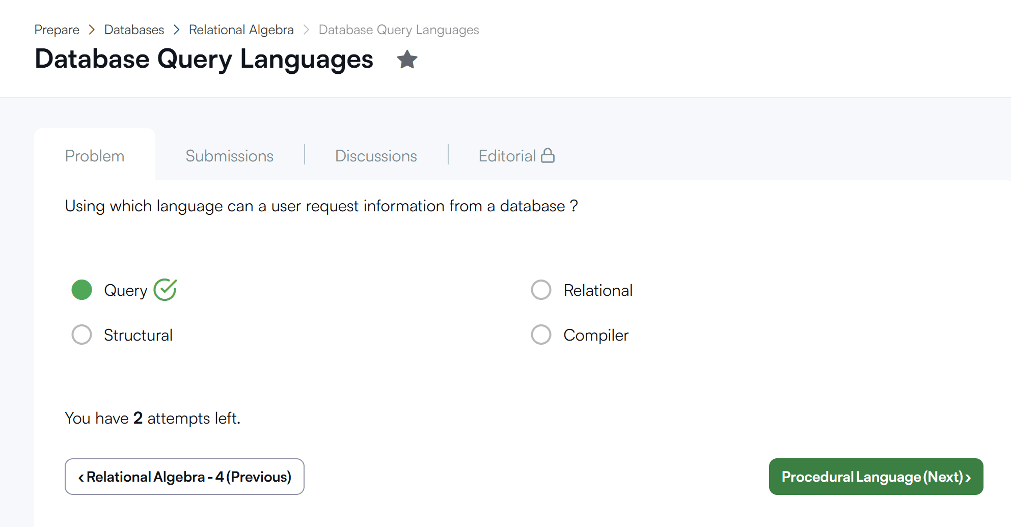 codingcircle » Database Query Languages